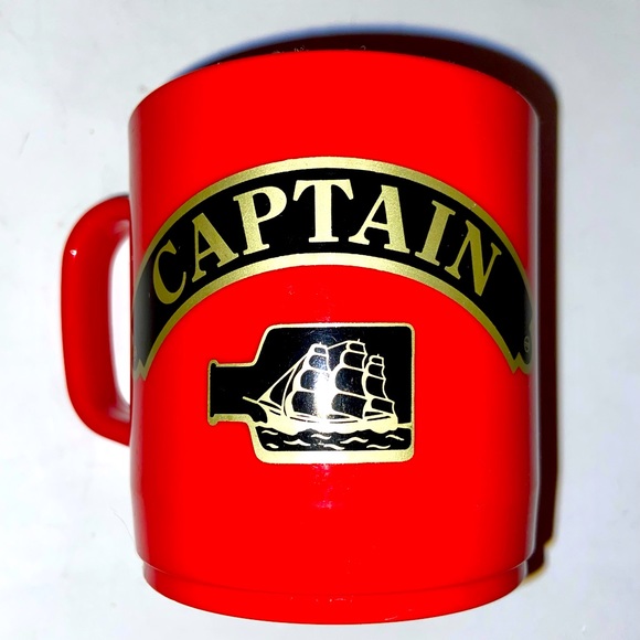 VTG Nautical Sailing Ship Plastic Mugs Captain Crew Cabin Boy First Mate Boating - Picture 9 of 11